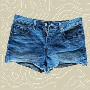 Levi's Women's Blue Jean Shorts